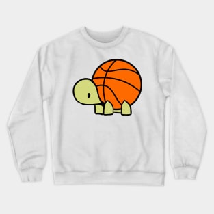 Basketball Turtle Tortoise Baller Reptile Gift Crewneck Sweatshirt